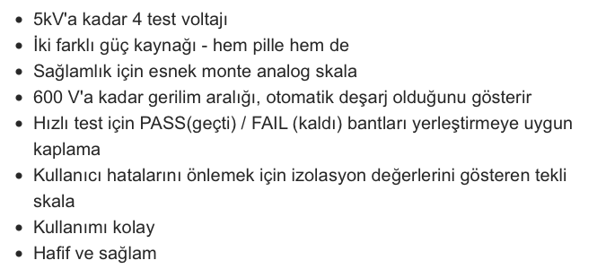 Megger MJ15 Kollu İzolasyon Test Cihazı